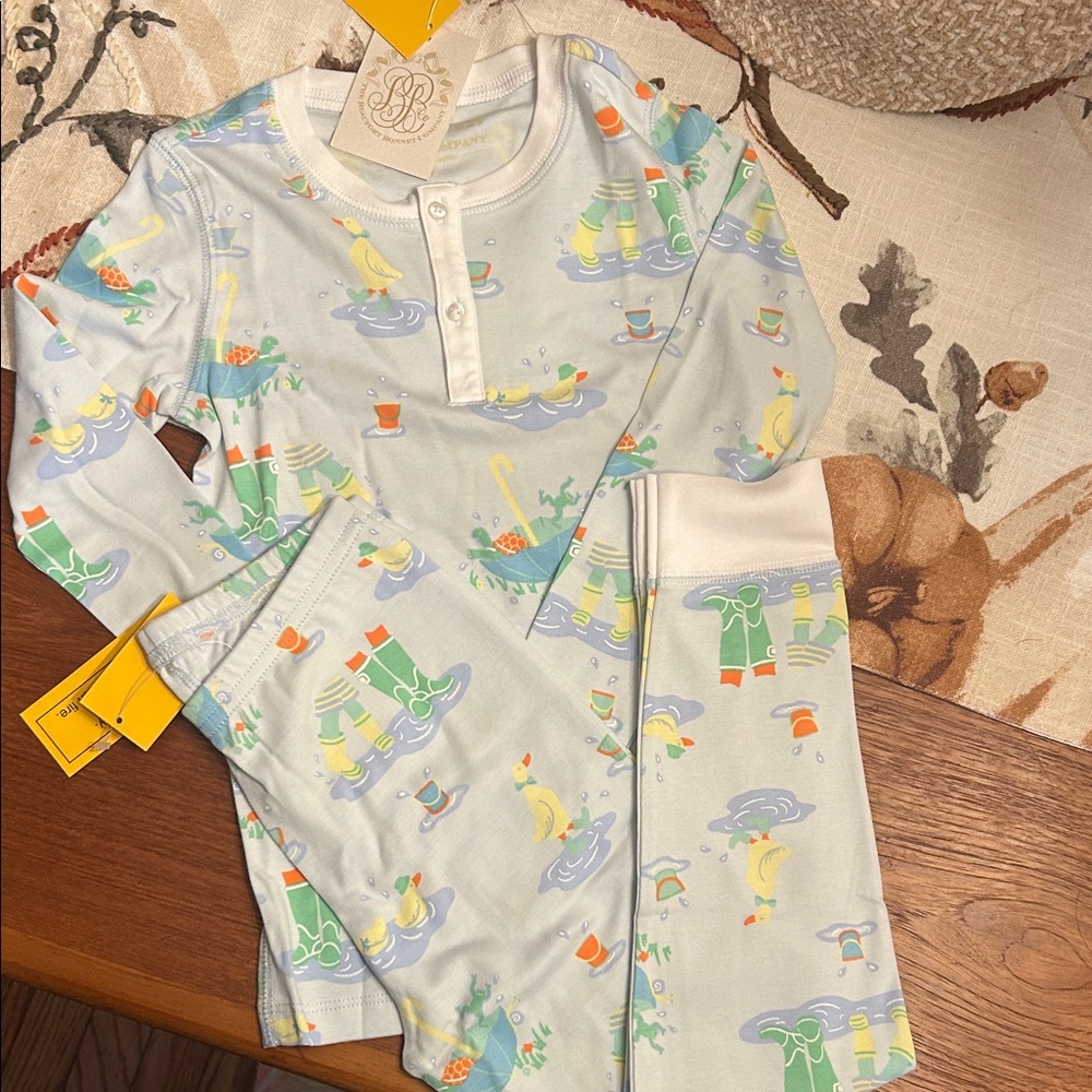 The Beaufort Bonnet Company Kids' Duck Print Pajamas